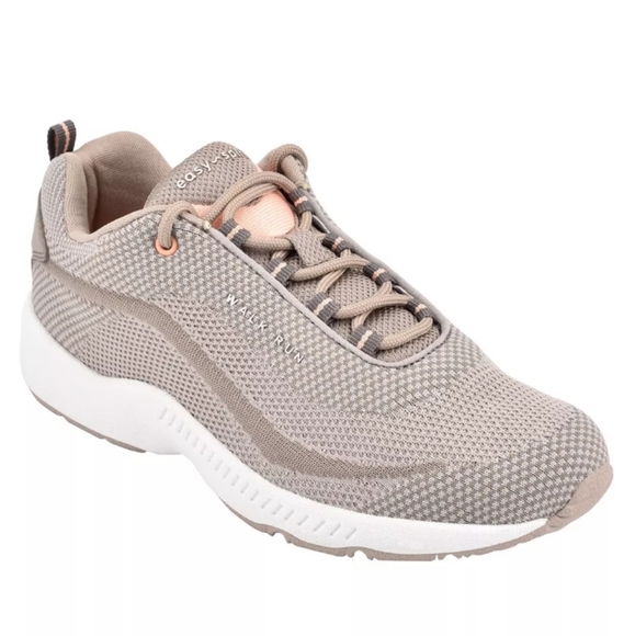 Easy Spirit Shoes - Easy Spirit Romy Knit Walking Shoes Khaki 10 WIDE